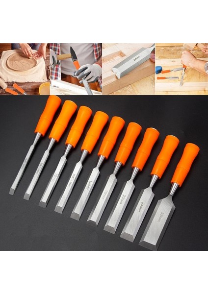 24MM 8mm ~ 32MM Ahşap Oyma Düz Keski Oyma Bıçağı Gravür Çalışma Marangoz Dıy Gadget Ağaç Işleme Araçları (Yurt Dışından)