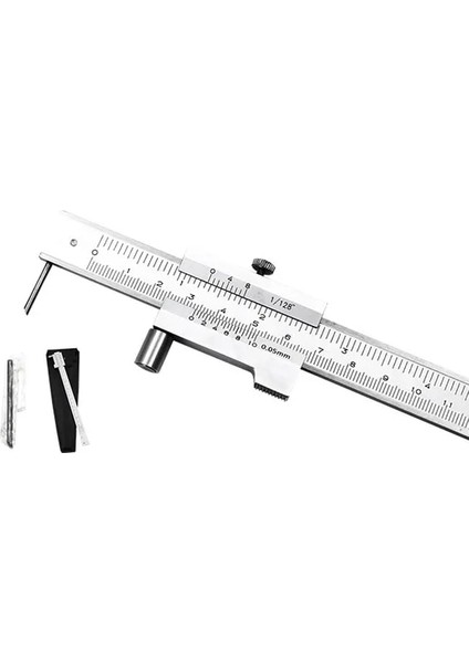 Kaliper 0-200 0-200MM/0-300MM/0-400MM/0-500MM Markalama Sürmeli Kaliper Scriber Paslanmaz Çelik Ölçme Cetveli Ölçüm Cihazı Araçları (Yurt Dışından)
