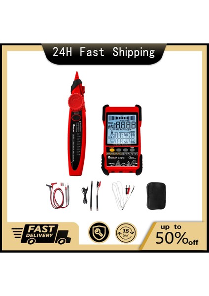 3 Adet Id Haritalama Aracı Yenı ET618 Ağ Kablosu Test Cihazı, LCD Ekran Analogları Dijital Arama Poe Test Kablosu Eşleştirme Elektrikli Aletler Aksesuarları (Yurt Dışından) fiyatları
