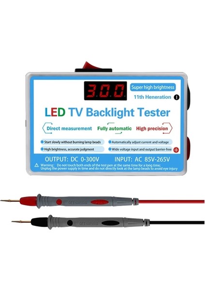 Tip 2 Ab Tak CA-300V LED Lamba Yuvası Işık Çubuğu Tv Arka Işık Test Cihazı LED Şeritler Boncuk Lamba Kurulu Test Aracı Kapasite Diyot Gerilim Testi (Yurt Dışından)