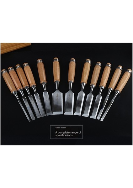 Düz Keski Düz CHISEL18MM Profesyonel Keskiler Ahşap Araçları Keski Kalemtıraş Oyma Bıçağı Ağaç Işleme Marangoz Araçları Ahşap Oyma Için Oyuklar Graver 6-38MM (Yurt Dışından)