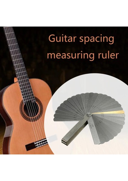 Type1 32 Adet Set Gitar Mesafe Bulucu Feeler Ölçer Vana Öğretim Feeler Ölçer Enstrüman Aksesuarı (Yurt Dışından) indirimleri
