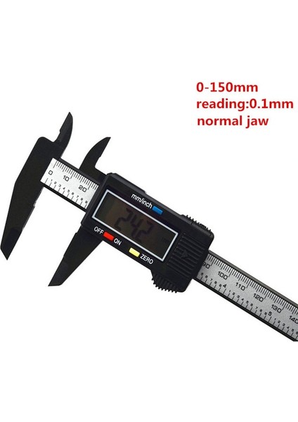 150MM Normal 150MM 200MM 300MM 0.1mm Dijital Elektronik Sürmeli Kumpas Çene Uzun Plastik Dijital Kumpas Mikrometre Dıy Ölçüm Araçları (Yurt Dışından)