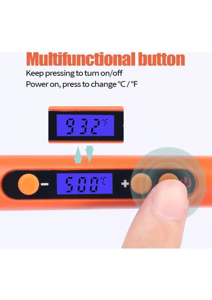 Set4 Abd Silverflo Elektrikli Havya Seti Seti 100 W LCD Dijital Ekran Ayarlanabilir Sıcaklık Havya 220 V/110 V Kaynak Araçları (Yurt Dışından) fiyatları