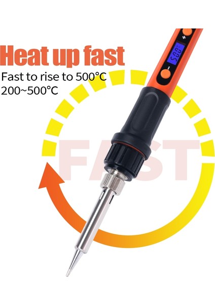 Set4 Abd Silverflo Elektrikli Havya Seti Seti 100 W LCD Dijital Ekran Ayarlanabilir Sıcaklık Havya 220 V/110 V Kaynak Araçları (Yurt Dışından) fırsatları