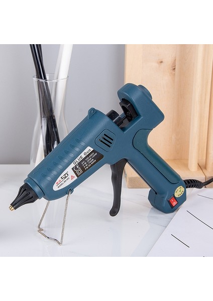 10 Adet Tutkal Çubuğu 100W Sıcak Tutkal Tabancası Anahtarı ile 11MM Tutkal Çubuğu Mini Endüstriyel Yapıştırıcı Sıcak Tabanca Elektrikli Isı Sıcaklığı Tabancası Tamir Aracı (Yurt Dışından)