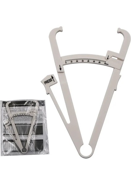 Beyaz Kişisel Vücut Yağ Kaliper Cilt Analiz Cihazı Ölçü Tabloları Spor Ince Sağlık Tutmak Test Cihazı Vücut Yağ Monitörü Sebum Ölçer Klasörü (Yurt Dışından)