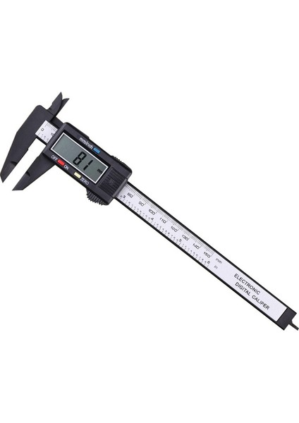Gümüş Dijital Sürmeli Kumpaslar 0-150MM LCD Elektronik Kumpas Karbon Fiber Ölçer Yükseklik Ölçüm Araçları Aletleri Mikrometre (Yurt Dışından) modelleri