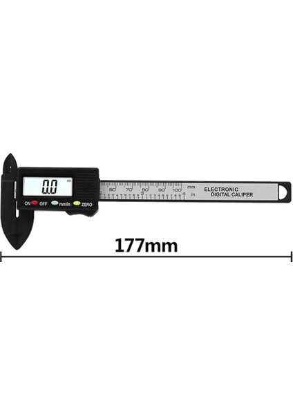 D Tipi Dijital Sürmeli Kumpas 0-100MM LCD Elektronik Karbon Fiber Altimetre Mikrometre Ölçme Aracı (Yurt Dışından) modelleri
