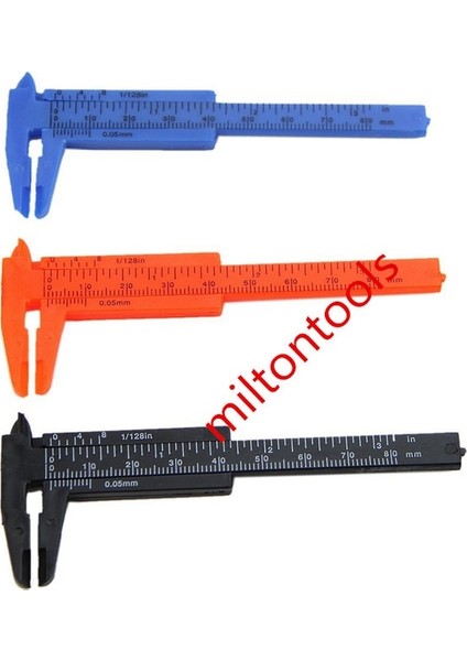 80MM 80MM 150MM 6 Inç Mini Plastik Sürgülü Sürmeli Kumpas Dıy Ölçü Aracı Cetvel Sürgülü Kumpas Kalınlık Ölçer (Yurt Dışından)