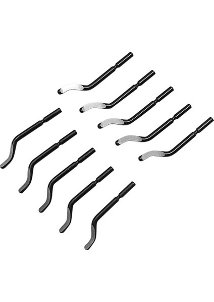 1 Adet Siyah RB1000 Kolu Çapak Metal Çapak Alma Aracı Kolu Sökücü Kesme Aleti 10 Adet Döner Çapak Alma Bıçağı Deburred Için Luminyum Bakır (Yurt Dışından) fırsatları