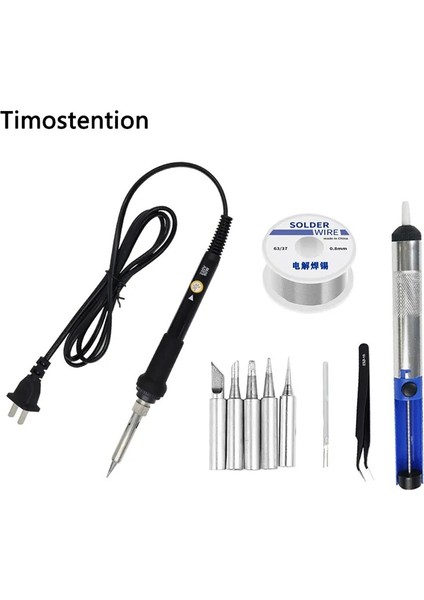 Ipuçları 60W, Abd 60W Havya Elektrikli Ayarlanabilir Sıcaklık Lehim Tabancası Kiti Ev Kaynak Bileşenleri Için Ipuçları ile Tamir Ekipmanları (Yurt Dışından) modelleri