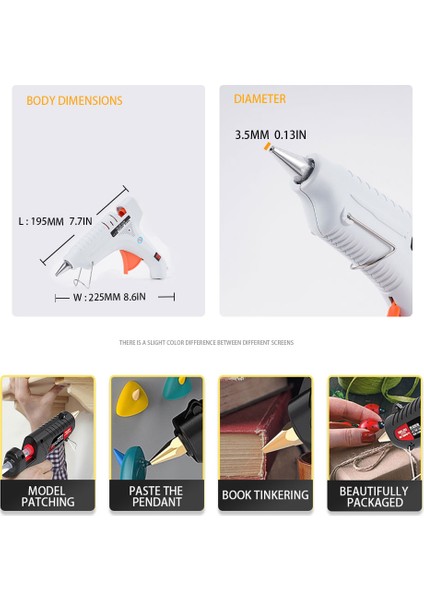 Kırmızı Ingiltere 100W Sıcak Tutkal Tabancası Mini Ev Endüstriyel Silahlar Isı Sıcaklığı Termo Elektrikli Tamir Aracı Kullanımı 11MM Tutkal Çubukları (Yurt Dışından) fırsatları