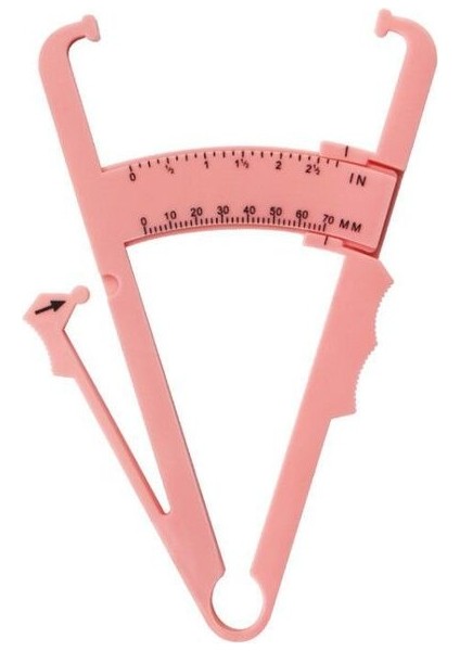 Pembe Sürmeli Kaliper Vücut Yağ Kaybı Test Cihazı Hesap Makinesi Spor Kaliper Klip Ölçümü Ince Cilt Katlama Vücut Yağ Tablosu Spor Salonu Ekipmanları (Yurt Dışından)