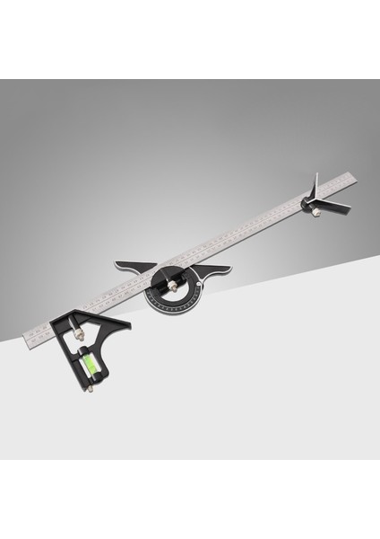 Stil 3 300MM Kare Açı Cetvel Ölçme Alet Takımı Seti (12 ") Paslanmaz Çelik Alüminyum Dayanıklı Ayarlanabilir Kombinasyon Su Terazisi (Yurt Dışından) fırsatları