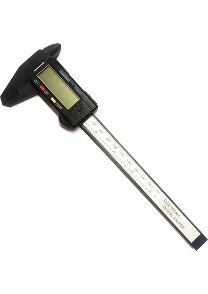 Siyah Dijital Sürmeli Kumpaslar 100/150MM LCD Elektronik Plastik Karbon Fiber Ölçer Yükseklik Ölçüm Aletleri Mikrometre (Yurt Dışından)