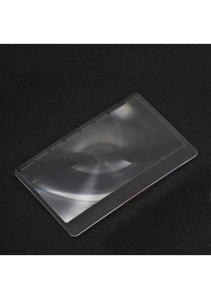 Beyaz 1 Adet 3 x Büyüteç Büyütme Magnezyum Açık Ateş Başlatıcı Taşınabilir Kart Büyüteç Cep Kredi Kartı Boyutu Şeffaf (Yurt Dışından)