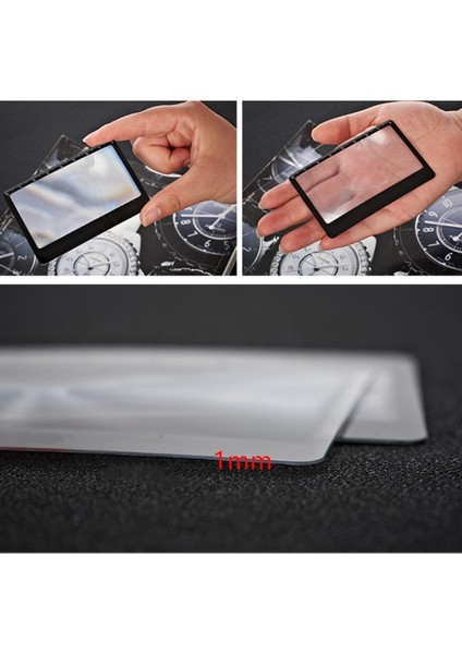 Beyaz 1 Adet 3 x Büyüteç Büyütme Magnezyum Açık Ateş Başlatıcı Taşınabilir Kart Büyüteç Cep Kredi Kartı Boyutu Şeffaf (Yurt Dışından) modelleri