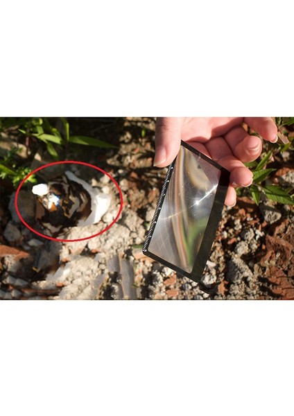 Beyaz 1 Adet 3 x Büyüteç Büyütme Magnezyum Açık Ateş Başlatıcı Taşınabilir Kart Büyüteç Cep Kredi Kartı Boyutu Şeffaf (Yurt Dışından) indirimleri