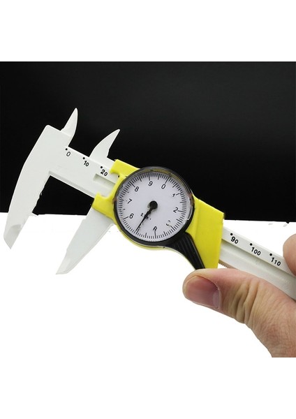 A5 Sıcak Satış 1 Adet 0-150 mm Metrik Inç Plastik Saat Kartı Izle Plastik Kumpas (Yurt Dışından)