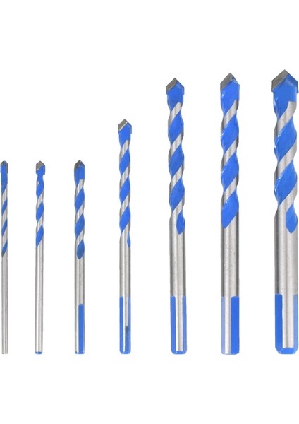 7PCS-456681012 3-12MM Profesyonel Tungsten Karbür Matkap Uçları Cam, Seramik Karo, Beton, Metal Matkap Ucu Seti Araçlarını Delmek Için Kullanılır (Yurt Dışından) fiyatları