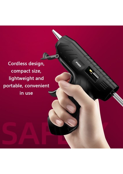 100 Adet Tutkal Çubuğu Ev Dıy Kullanımı Sıcak Tutkal Tabancası Akülü Eritme Tabancası Makinesi USB Şarj Edilebilir Zanaat Dıy Tamir Alet Setleri Tutkal Çubuğu ile (Yurt Dışından)