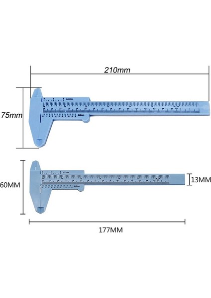 0-150MM Siyah 2 0-100/150MM Çift Ölçekli Plastik Sürmeli Kumpas Cetvel Ölçme Öğrenci Kaliperleri Mini Ölçme Kaliperleri Boyut Ölçme (Yurt Dışından) modelleri