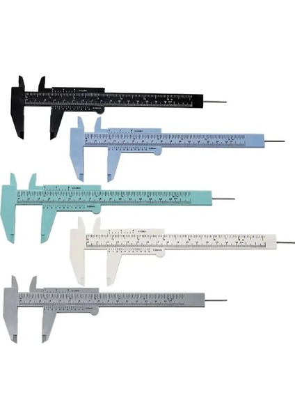 0-150MM Siyah 2 0-100/150MM Çift Ölçekli Plastik Sürmeli Kumpas Cetvel Ölçme Öğrenci Kaliperleri Mini Ölçme Kaliperleri Boyut Ölçme (Yurt Dışından) indirimleri