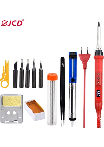 Gri 80W 110V, Ab Jcd 908U 80W Kalay Havya Aydınlatma Çok Fonksiyonlu Düğme Lehimleme Seti Lehimleme Diy Kiti Için Ayarlanabilir Sıcaklık (Yurt Dışından) modelleri