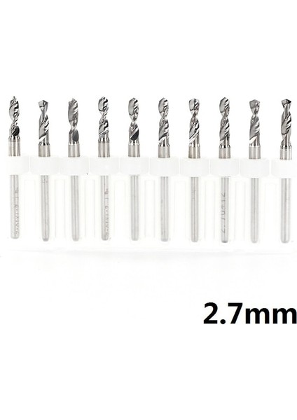 10 Adet 2.7mm Xcan 10 Adet 2.1mm Ila 3.0mm Pcb Matkap Ucu Seti Sondaj Baskı Devre Karbür Cnc Makinesi Mini Matkap Uçları (Yurt Dışından)