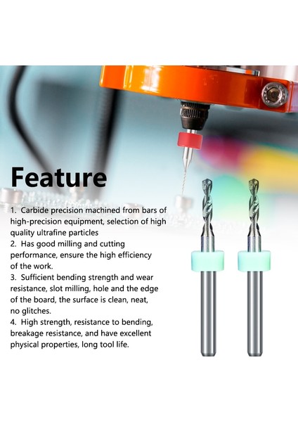 10 Adet 2.7mm Xcan 10 Adet 2.1mm Ila 3.0mm Pcb Matkap Ucu Seti Sondaj Baskı Devre Karbür Cnc Makinesi Mini Matkap Uçları (Yurt Dışından)