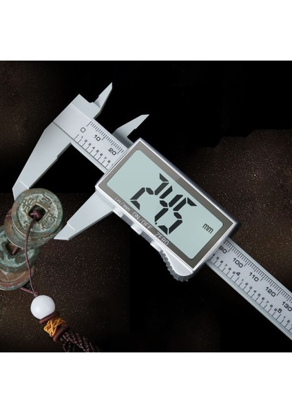 A 100/150MM Sürmeli Kumpas Plastik Elektronik Dijital Kumpas Yüksek Hassasiyetli Ölçü Aleti Sürmeli Kumpas Ölçme Araçları (Yurt Dışından)