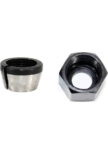 8mm 8mm Ahşap Yönlendirici Chuck ile Somun Giyotin Pens Adaptörü Gravür Kırpma Makinesi Elektrikli Freze Makinesi Freze Kesicisi Aksesuarları (Yurt Dışından)