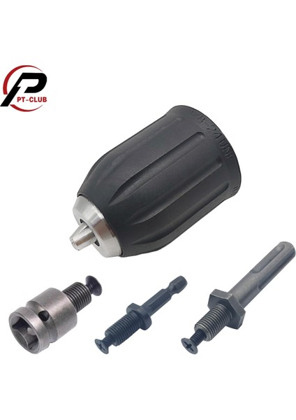 Chuck ve Şaft Seti 0.8-10MM 3/8 "-24UNF Kendinden Kilitlemeli Anahtarsız Matkap Chuck Kendinden Sıkma 3/8" Chuck Adaptörü Sds Altıgen Darbeli Anahtar Dönüşümü (Yurt Dışından) fiyatları