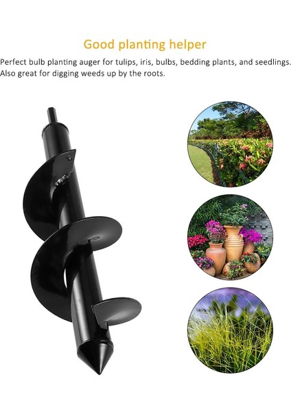 8X30CM D Tarzı 4 Boyutları Bahçe Burgu Matkap Ucu Aracı Spiral Delik Kazıcı Zemin Matkap Tohum Ekim Bahçe Çit Çiçek Ekici (Yurt Dışından) modelleri