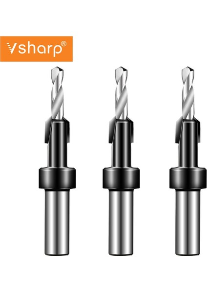 4x9 5 Adet DIA.6-14MM Havşa Matkap Ağaç Işleme Matkap Ucu Sondaj Pilot Delikler Vida Karşı Delik Matkap Vida Havşa 8 mm Shank (Yurt Dışından)