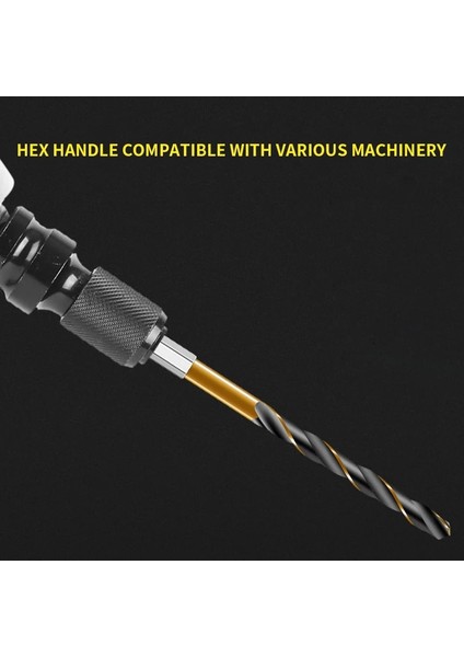 4.5mm 1 Adet Yüksek Hız Çeliği 1/4 Hex Shank Büküm Matkap Ucu Ahşap Metal Delik Kesici Çekirdek Delme Aracı Kobalt Büküm Matkap Uçları 1.5MM-14MM (Yurt Dışından) fiyatları