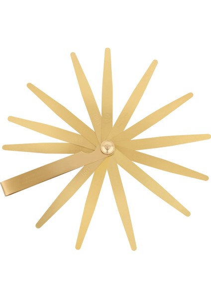 Yüksek Hassasiyetli Metrik Boşluk Metrik Dolgu Feeler Ölçer 0.05-1 M 13 Bıçak Mesafe Bulucu Feeler Pirinç Ölçü Aracı (Yurt Dışından) modelleri