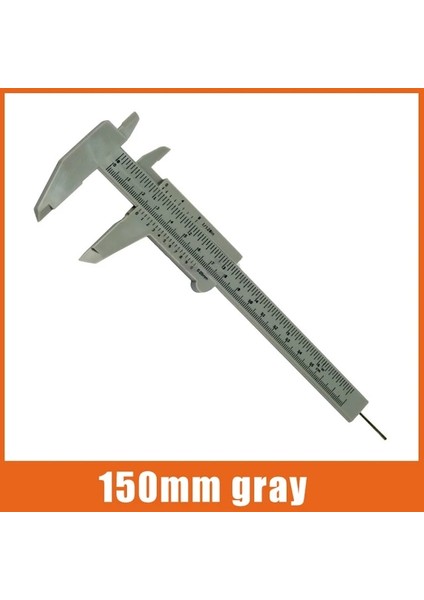 150MM Gri Dijital Kumpas 6 Inç Elektronik Sürmeli Kumpas 100MM Kaliper Mikrometre Dijital Cetvel Ölçme Aracı 150MM 0.1mm (Yurt Dışından)