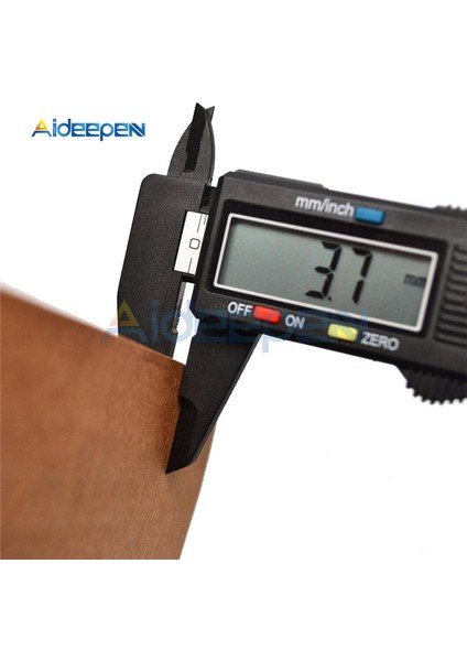 150MM Siyah Ölçüm Aleti Karbon Fiber Dijital Sürmeli Kumpas 6 Inç LCD Ekran 150MM Ölçüm Cihazı Kaliperleri LR44/SR44/AG13 1.5V (Yurt Dışından) modelleri