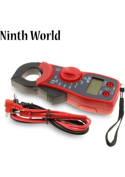 Sarı Kelepçe Dijital Arka Işık Multimetre LCD Ac/dc Ampermetre Voltmetre Ohm Transistör Test Cihazı Çok Metre (Yurt Dışından)