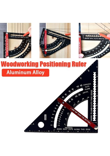 Imperial 7 Inç Üçgen Cetvel Uzatma Çubuğu Alüminyum Alaşımlı Açı Iletki Hız Inç Kare Bina Çerçeveleme Için Ölçüm Cetveli Çalışma Aracı (Yurt Dışından) fiyatları