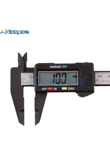 150MM Siyah Ölçüm Aleti Karbon Fiber Dijital Sürmeli Kumpas 6 Inç LCD Ekran 150MM Ölçüm Cihazı Kaliperleri LR44/SR44/AG13 1.5V (Yurt Dışından) indirimleri