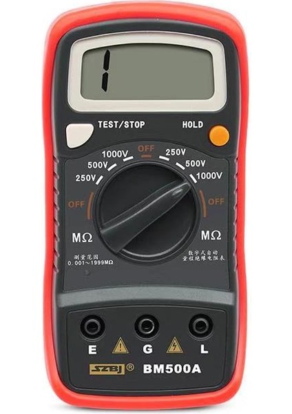 Çanta Ekle Prob Ekle Szbj BM500A 1999M Dijital Yalıtım Direnci Test Cihazı Metre Megohmmetre Megger Voltmetre LED Göstergesi 1000 V Otomatik Aralığı (Yurt Dışından) fiyatları