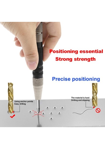 128MM Otomatik Merkezi Punch Yaylı Bulucu Ağaç Işleme Metal Matkap Ayarlanabilir Kerner Merkezi Pin Basın Dent Marker El Aletleri (Yurt Dışından) fiyatları
