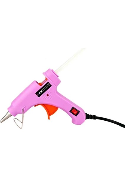Pink3 70W, Ab 70W Sıcak Tutkal Tabancası ile 7 mm Şeffaf Tutkal Sopa Mini Tabanca Ev Elektrikli Isı Sıcaklığı Tabancası Tamir Aracı Özel Sopa Seti (Yurt Dışından)