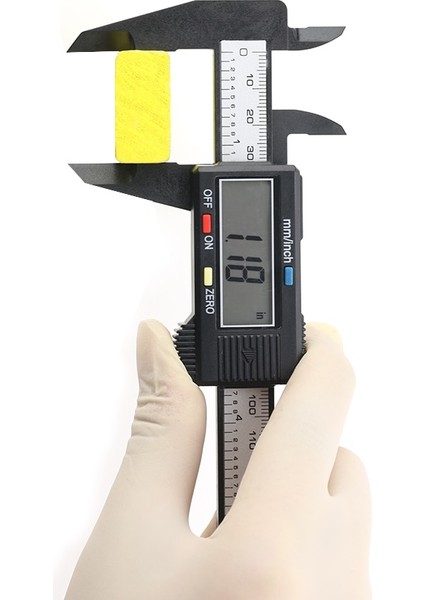 Kumpas Siyah 100 Dijital Kumpas Sürmeli Kumpaslar 100 MM/150 mm Elektronik Plastik Mikrometre LCD Ekran Ekran Alet Derinlik Ölçme Aleti (Yurt Dışından)