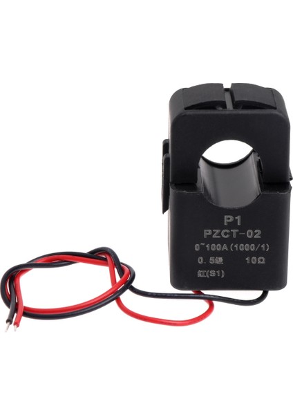 Siyah Pzct-02 Bölünmüş Çekirdek Akım Trafosu Bobin Sensörü 100A Amp Enerji Ölçer Ölçme Bina Elektrik Tüketimi (Yurt Dışından) fiyatları