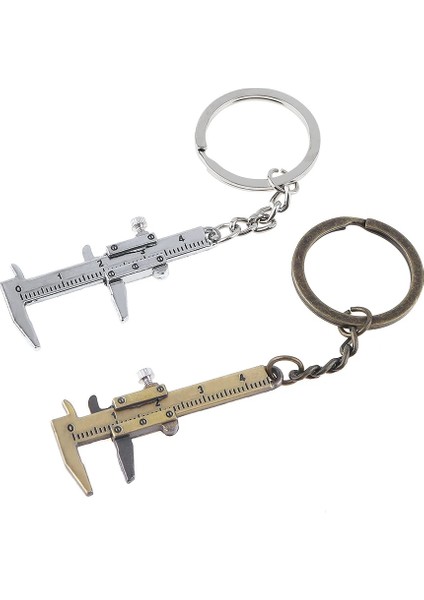 Gümüş 0-40MM Taşınabilir Mini Çinko Alaşım Sürmeli Kumpas Zincir Anahtarlık ve Mücevherat Ölçümü Için 1mm Doğruluk (Yurt Dışından) indirimleri