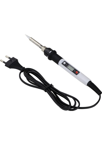 Siyah Set-1 220V Ab Tak LCD Dijital Ekran Havya 80W Ayarlanabilir Sıcaklık Havya Kafası 220V/110V Lehimleme Lehim Aracı Kiti (Yurt Dışından)